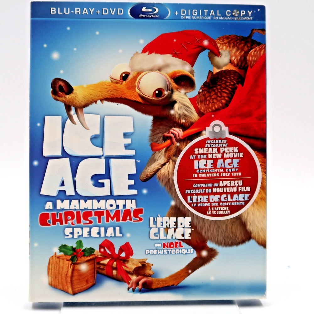Ice Age A Mammoth Christmas Special Blu-ray DVD Ray Romano John Leguizamo 2011